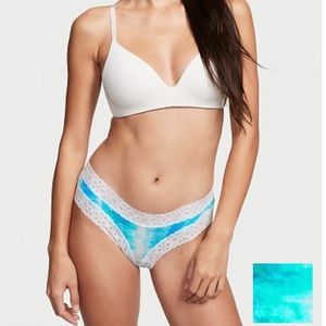 Victoria's Secret Lace Waist Cotton Cheeky Panty